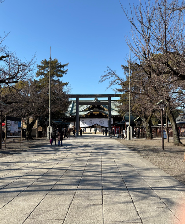 初詣に寄りました。